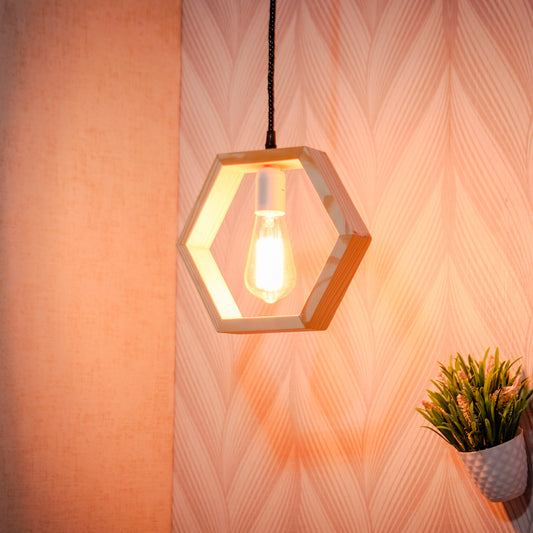 Hexagon Radiant Skylight: Modern Ceiling Lamp