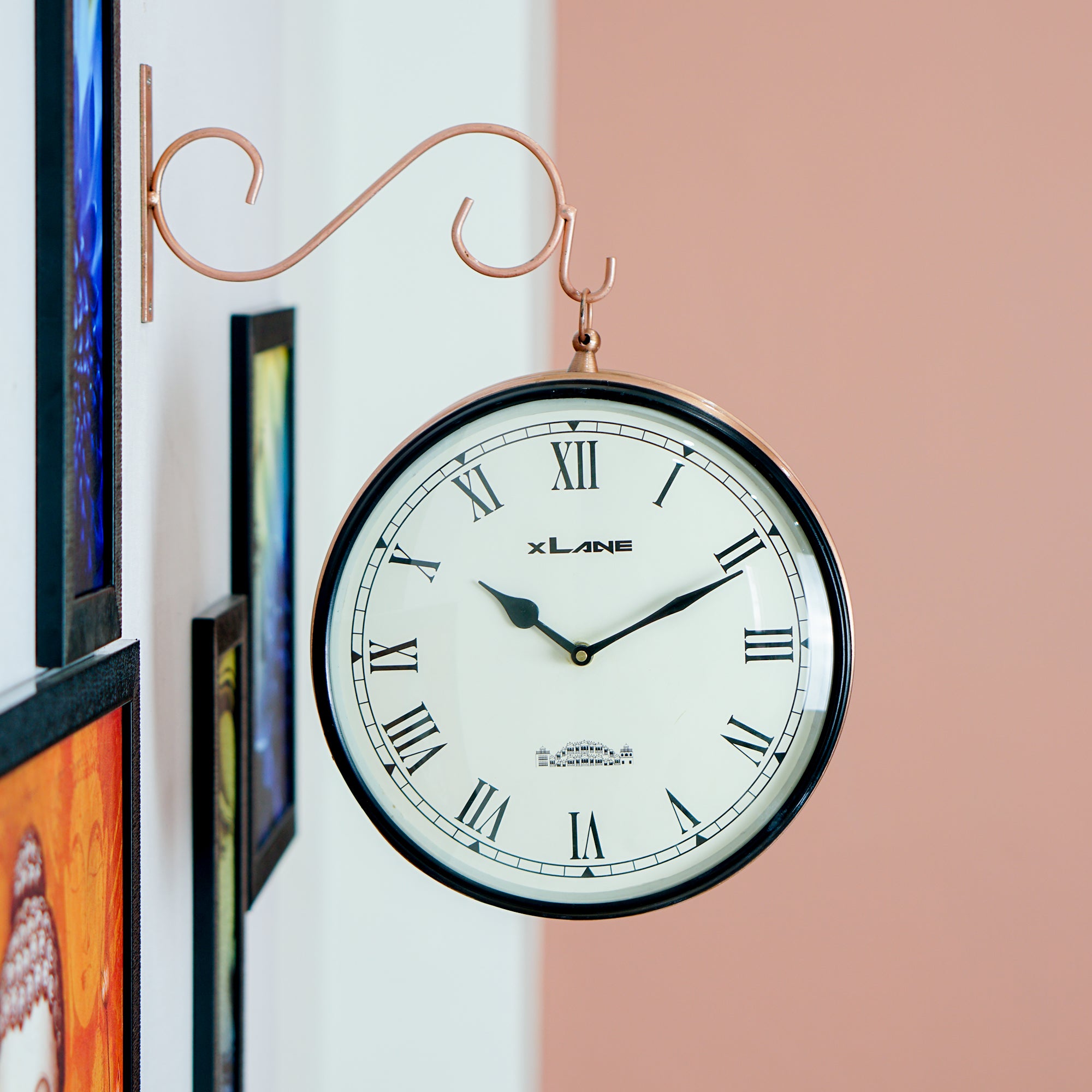 Kyoto 1.0 - Metal Wall Mounted Station Wall Clock for Home and Office